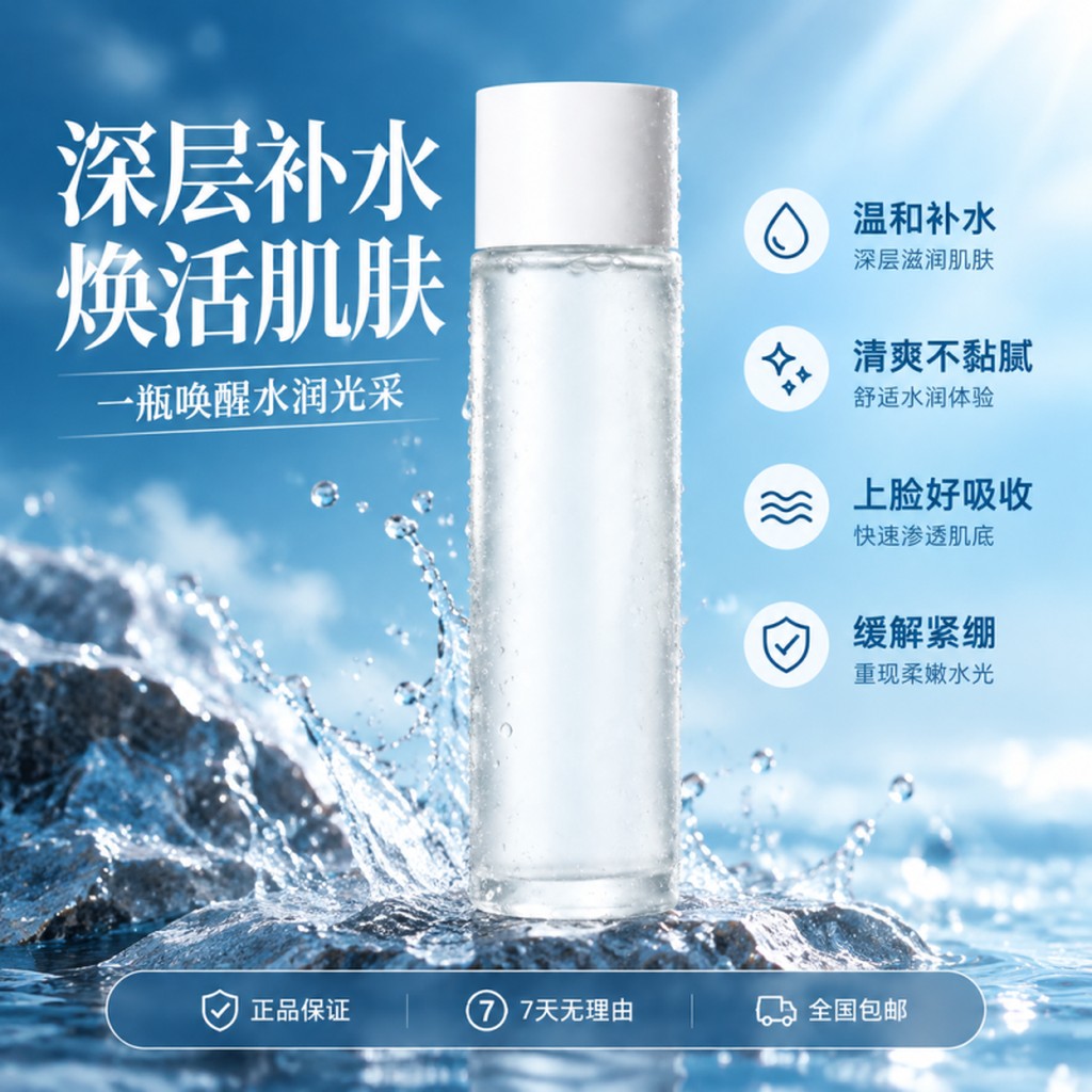 爽肤水图文主图